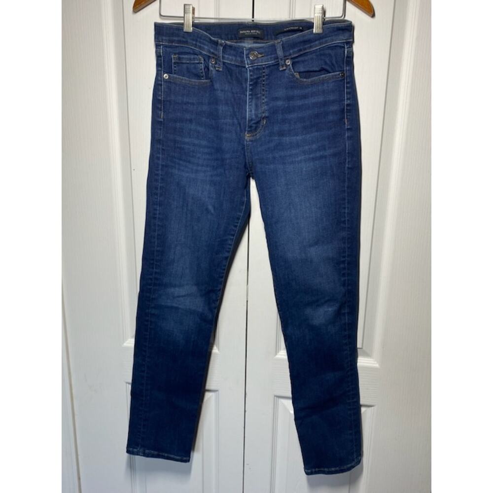 Banana Republic Women’s Slim Straight Jeans Size 30 29 Inseam Medium Wash